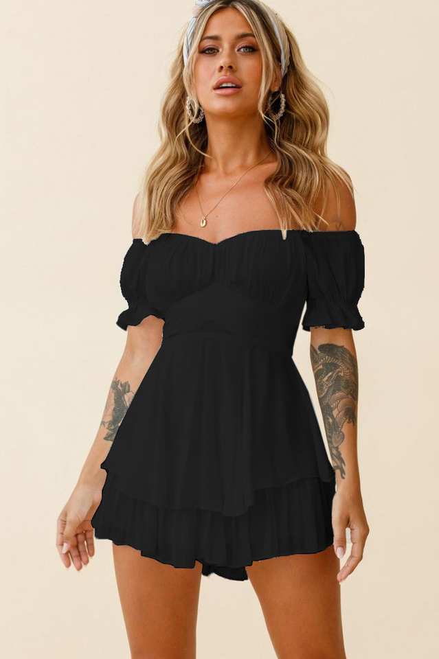 Boho Off Shoulder Romper Sai Feel