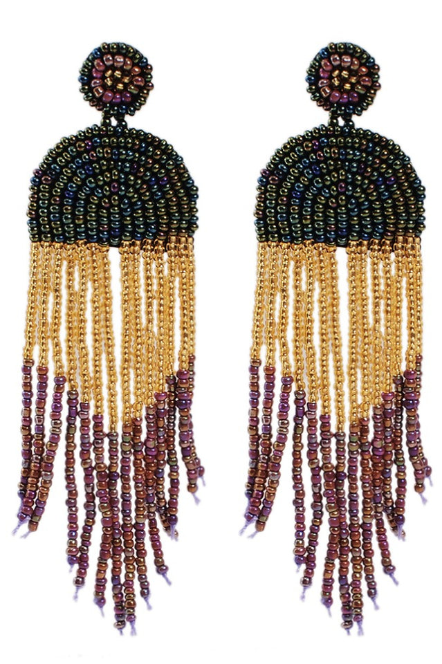 Boho Waterfall Drop Earrings Sai Feel