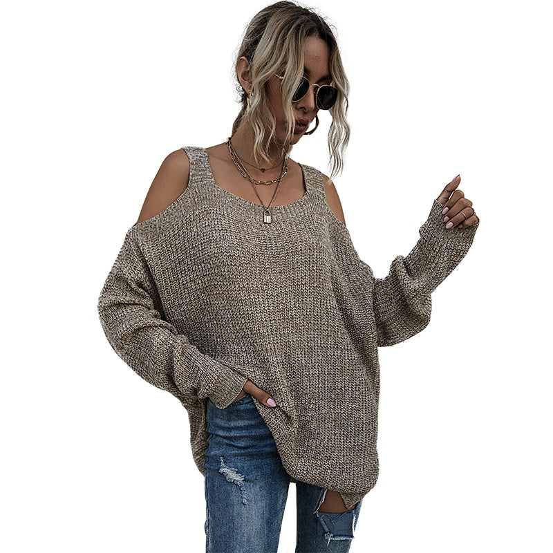 Boho knitted oversized sweater Sai Feel