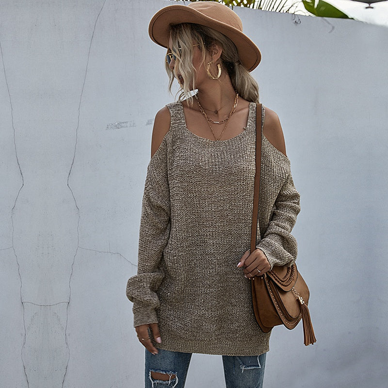 Boho knitted oversized sweater Sai Feel