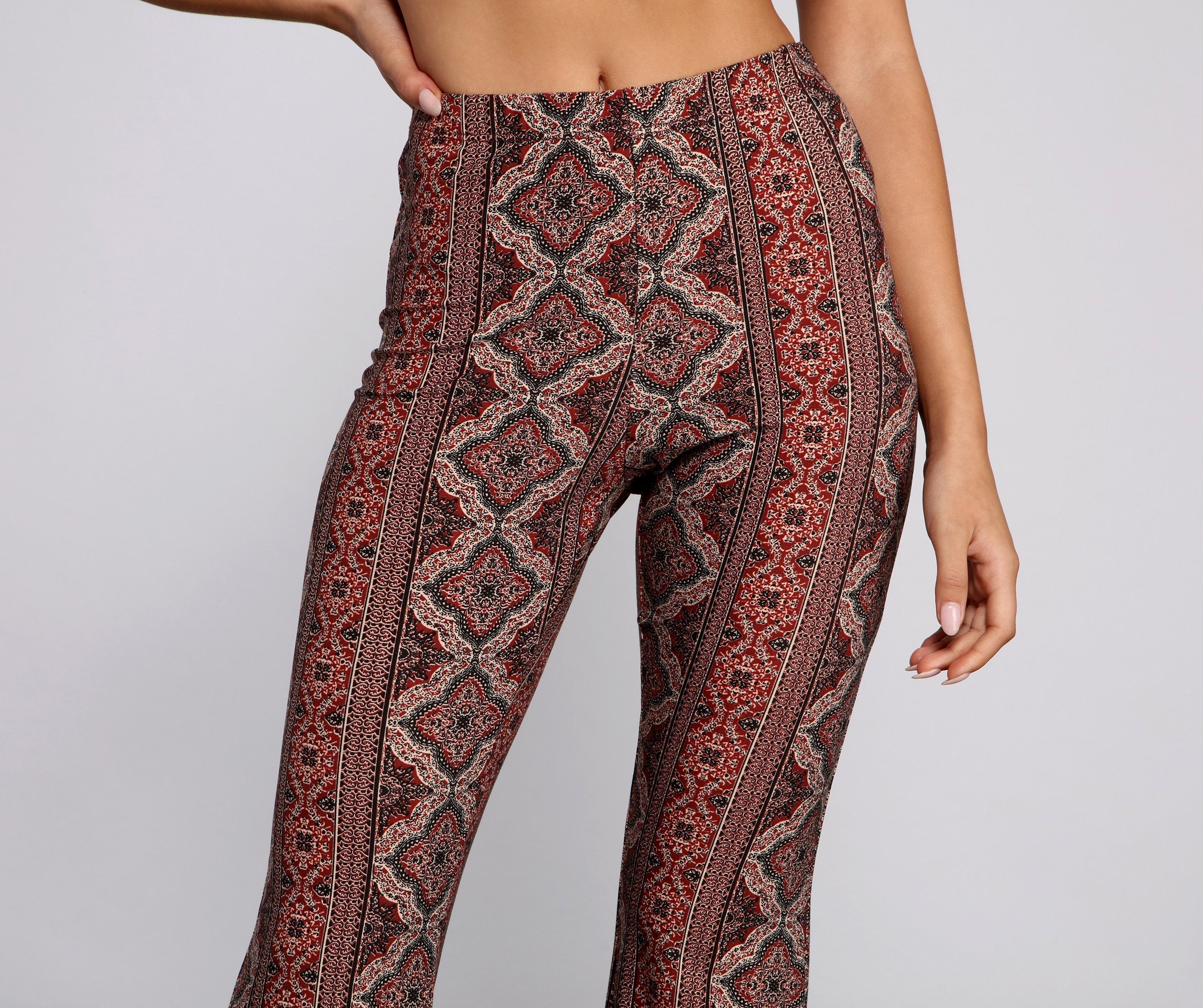 Bold Boho Vibes Flared Pants Sai Feel