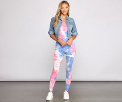 Bold Moves Tie-Dye Catsuit Sai Feel