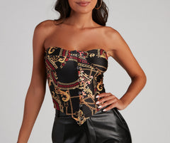 Bold Stunner Strapless Bustier Sai Feel