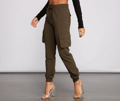 Boss Babe Cargo Joggers Sai Feel