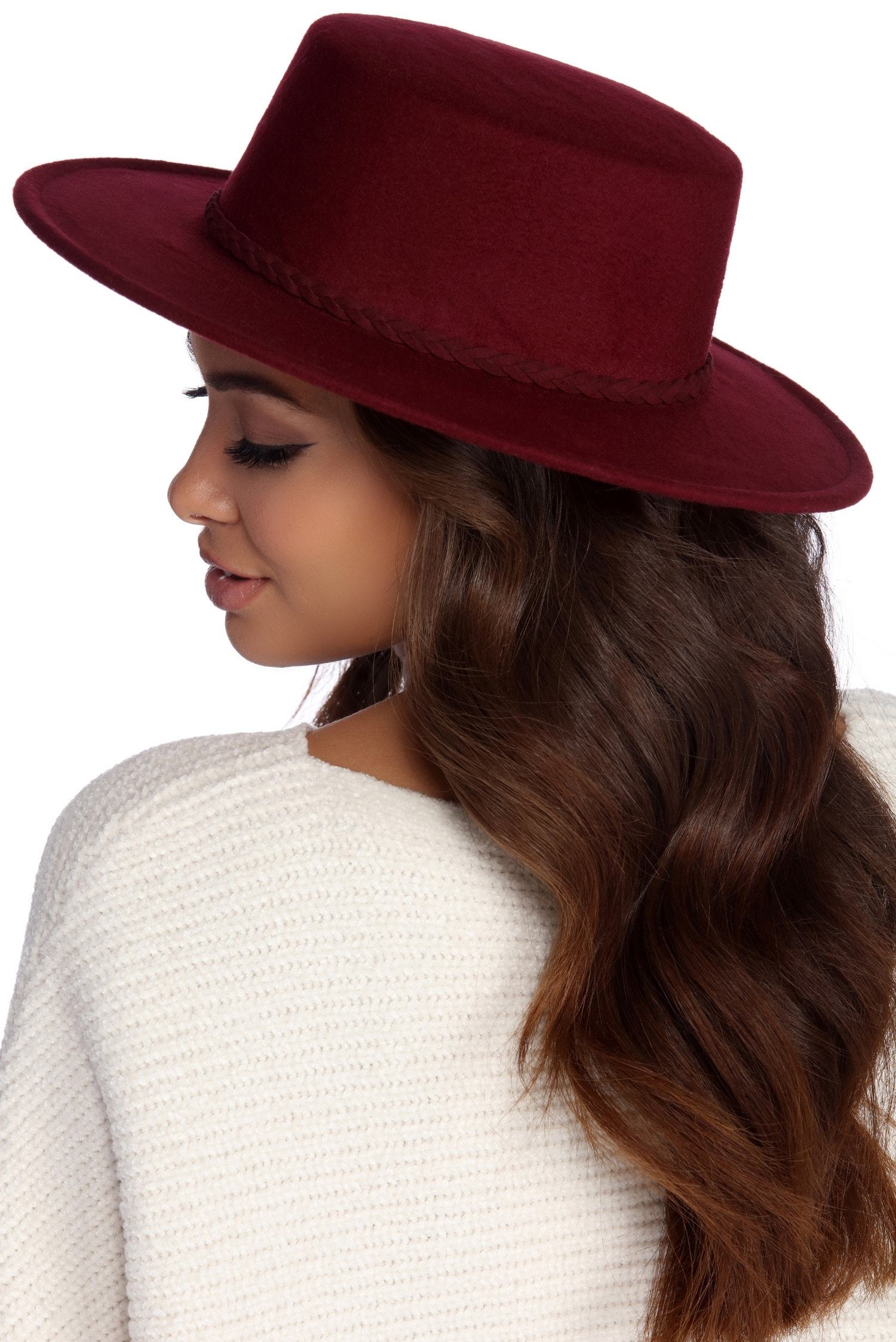 Braided Classic Boater Hat Sai Feel