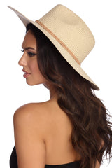 Braided Trim Panama Hat Sai Feel