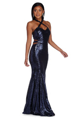 Breanne Formal Sequin Mermaid Dress Sai Feel