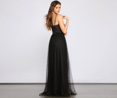 Bria Mesh Tulle Corset Gown Sai Feel