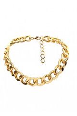 Brief Link Chain Collarbone Necklace Sai Feel