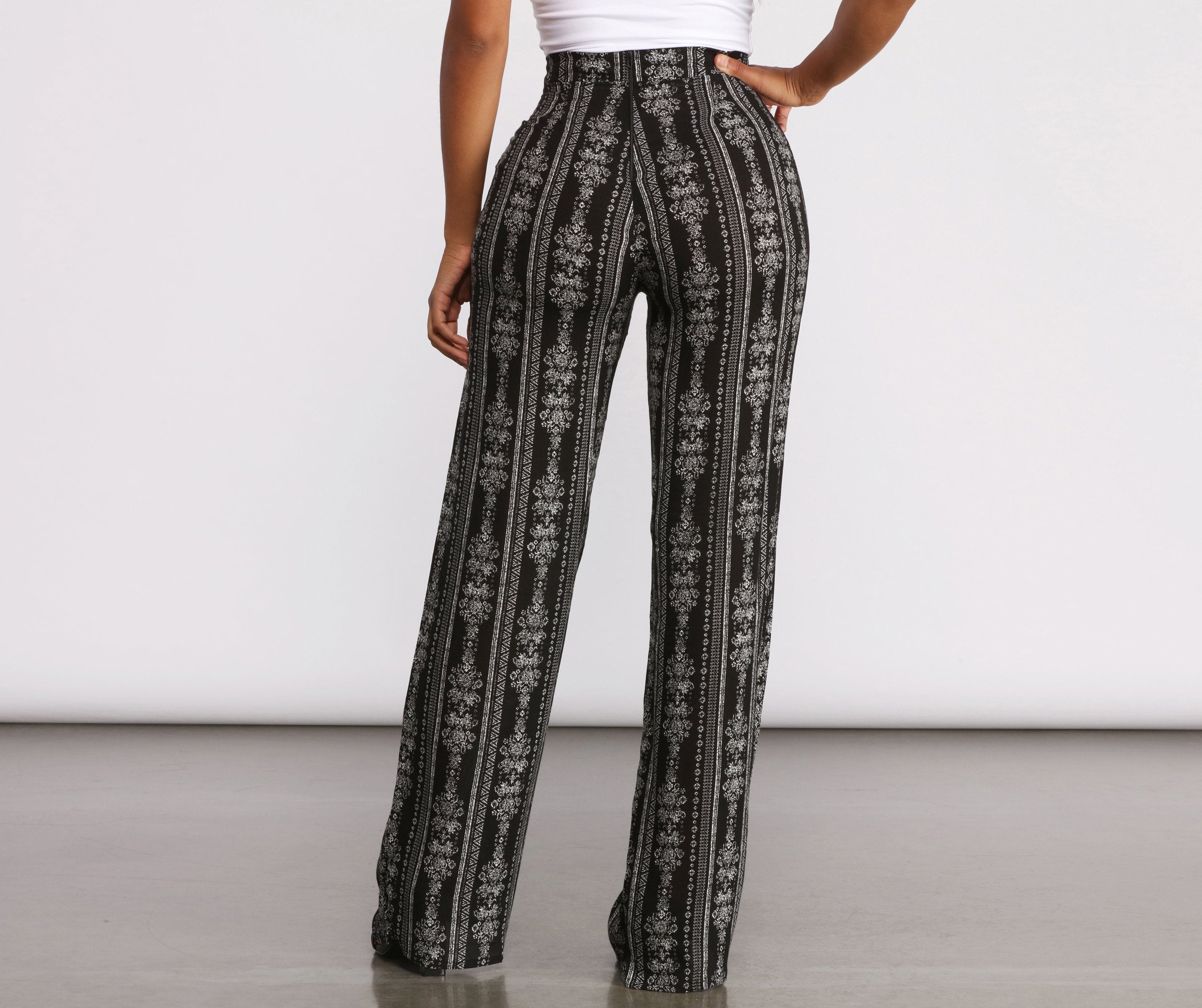 Bring On The Boho Vibes Printed Pants Sai Feel