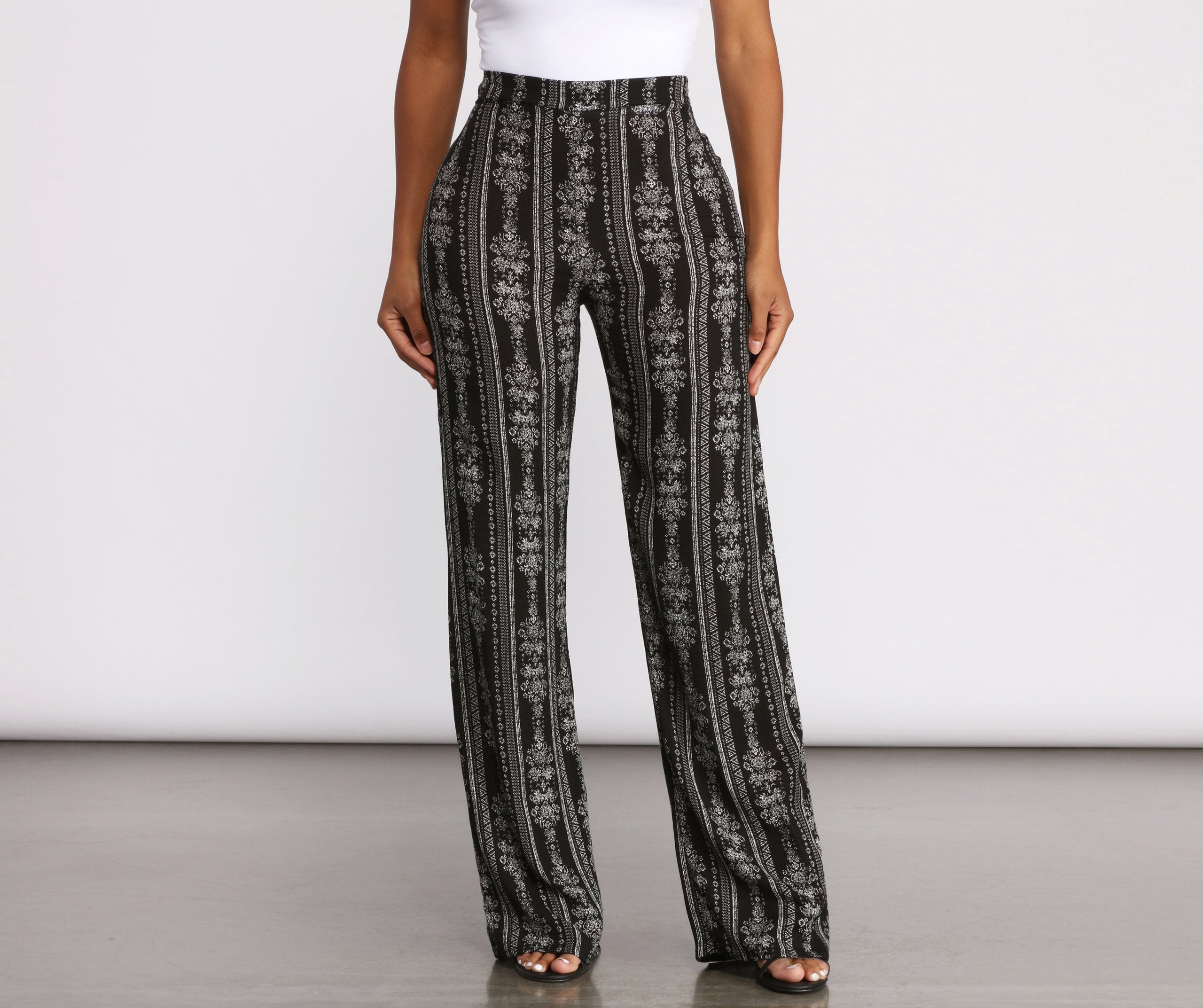 Bring On The Boho Vibes Printed Pants Sai Feel