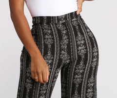 Bring On The Boho Vibes Printed Pants Sai Feel