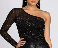 Bring The Heat One Shoulder Bodysuit Sai Feel