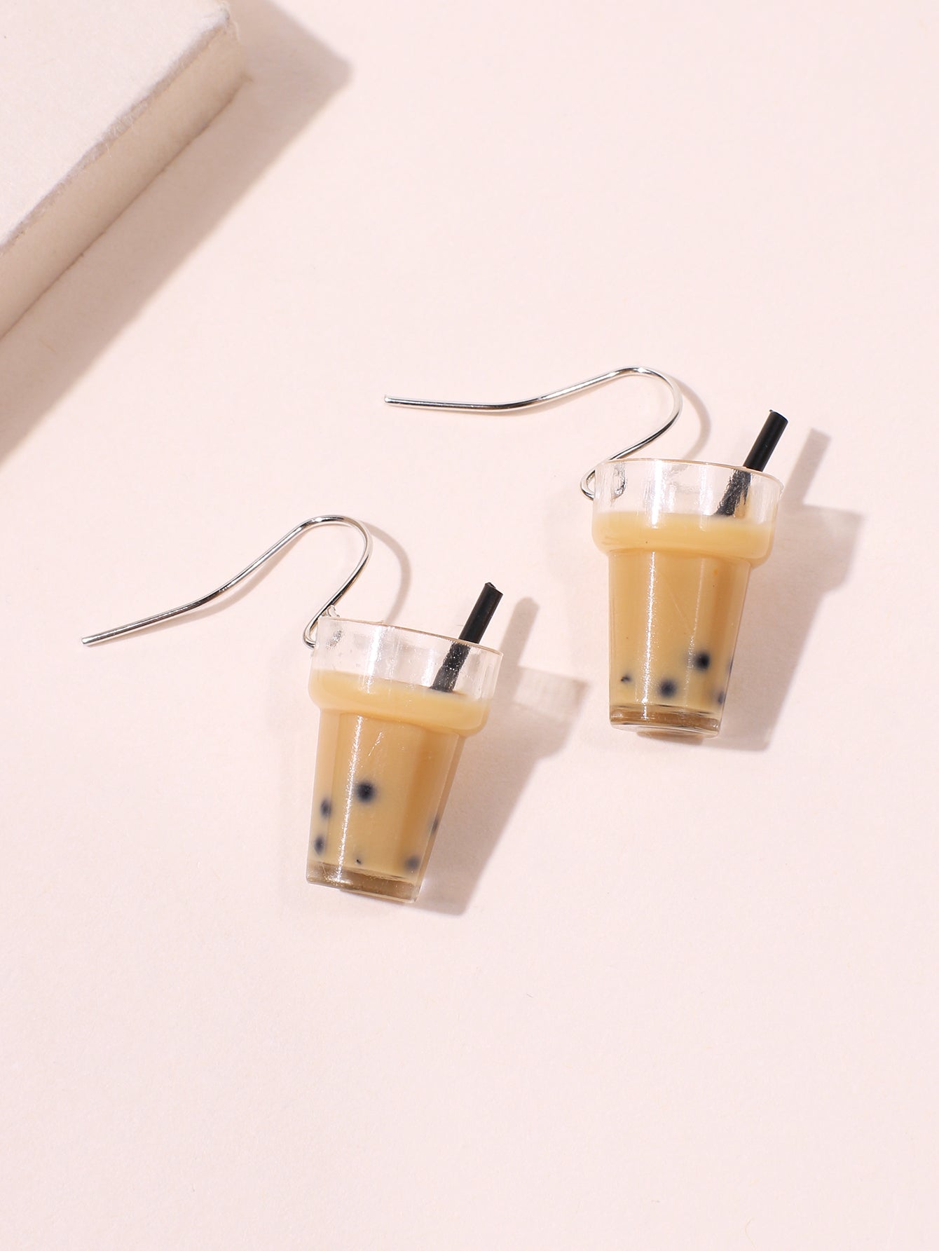 Brown Milky Tea Earrings Sai Feel