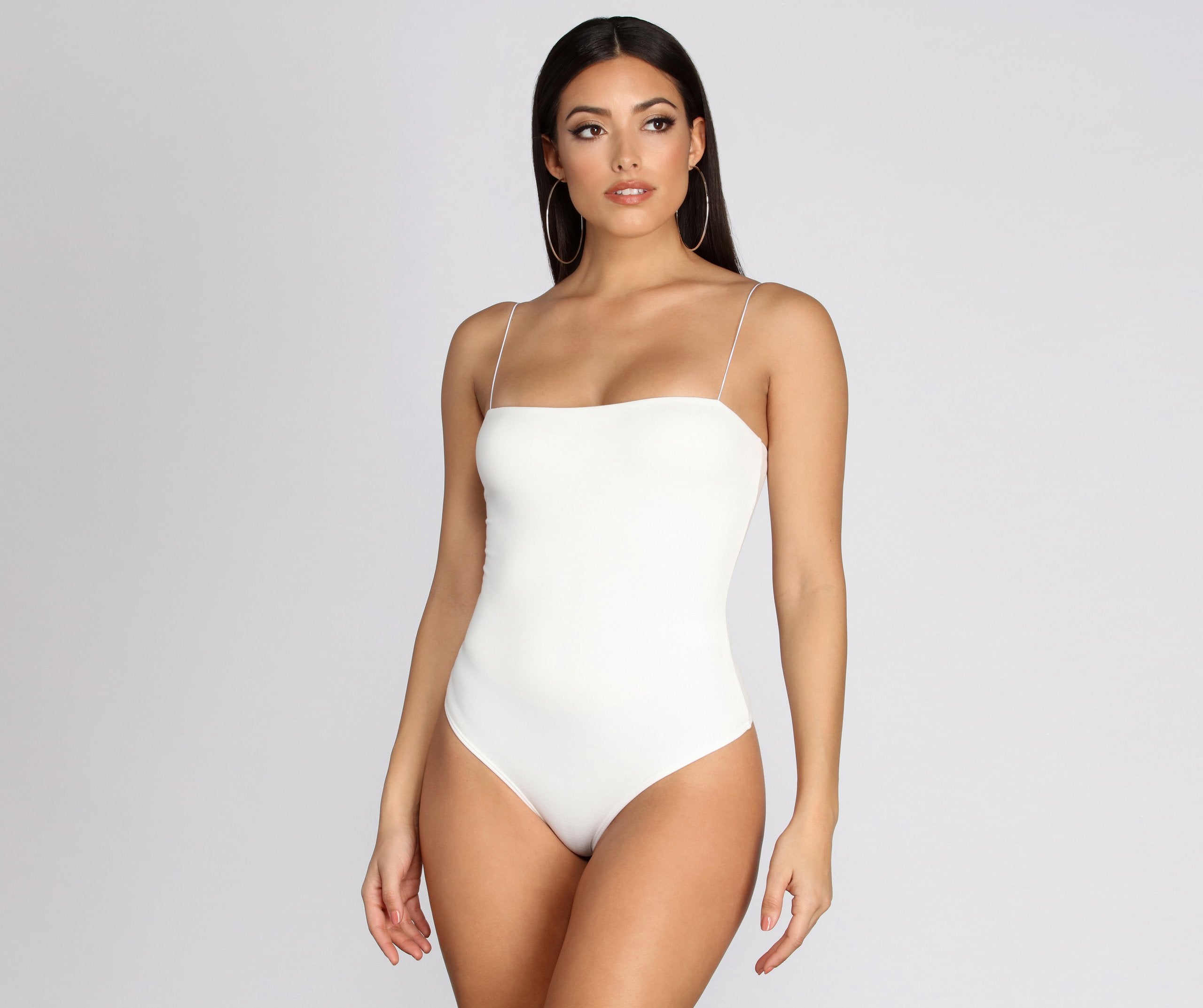 Brushed Knit Basic Bodysuit Sai Feel