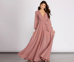 Bryn Chiffon A-Line Formal Dress Sai Feel