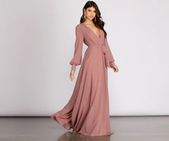 Bryn Chiffon A-Line Formal Dress Sai Feel