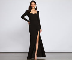 Brynlee Formal High Slit Mermaid Dress Sai Feel