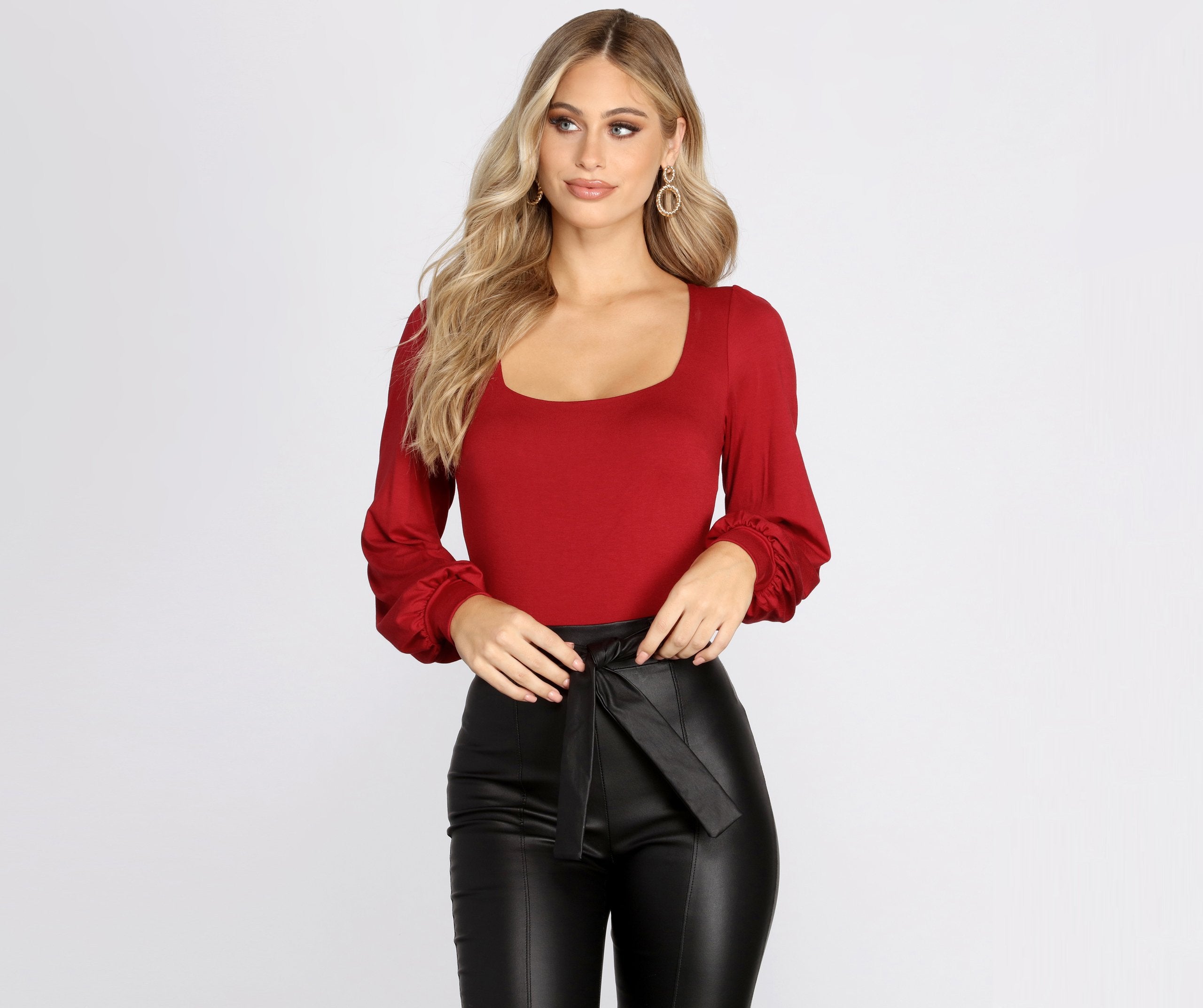 Bubble Sleeve Bodysuit Sai Feel