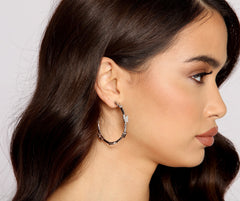 Butterfly Babe Hoop Earrings Sai Feel