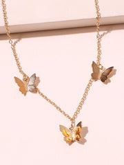 Butterfly Pendant Necklace Sai Feel