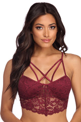 Caged Front Lace Bralette Sai Feel