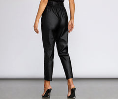 Candy Coated Belted Pants Sai Feel