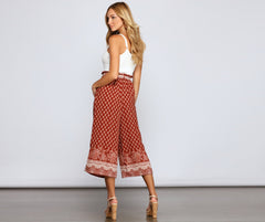 Carefree Glamour Bohemian Paisley Jumpsuit Sai Feel