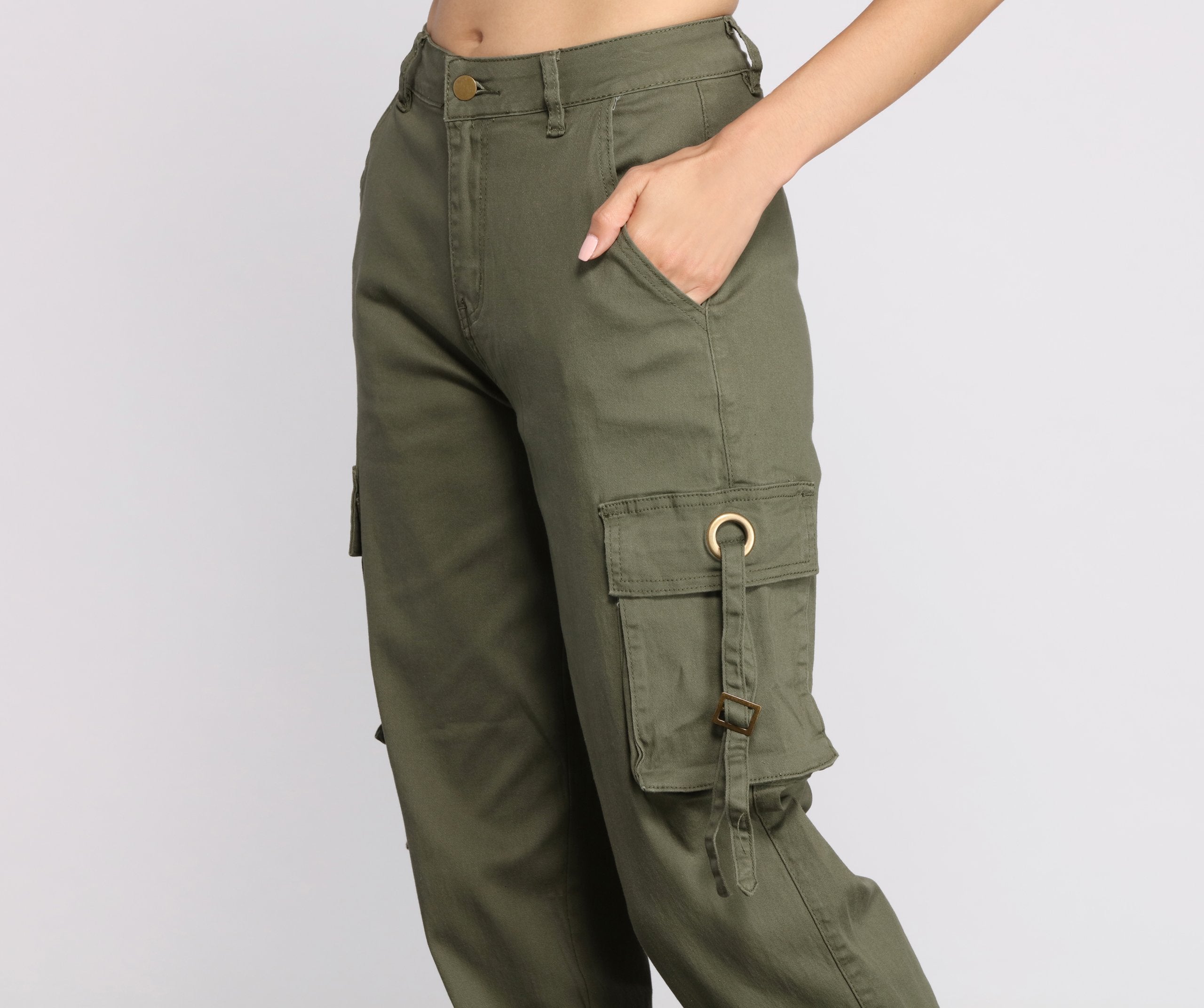 Casual Chic Cargo Jogger Pants Sai Feel