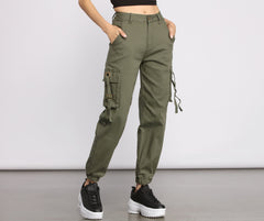 Casual Chic Cargo Jogger Pants Sai Feel