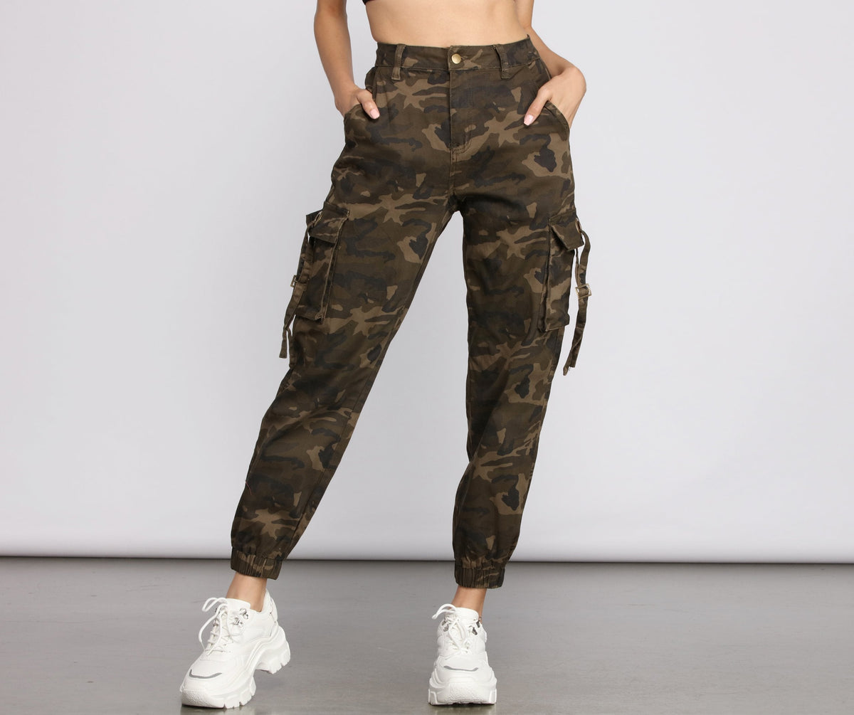 Casual Chic Cargo Jogger Pants Sai Feel