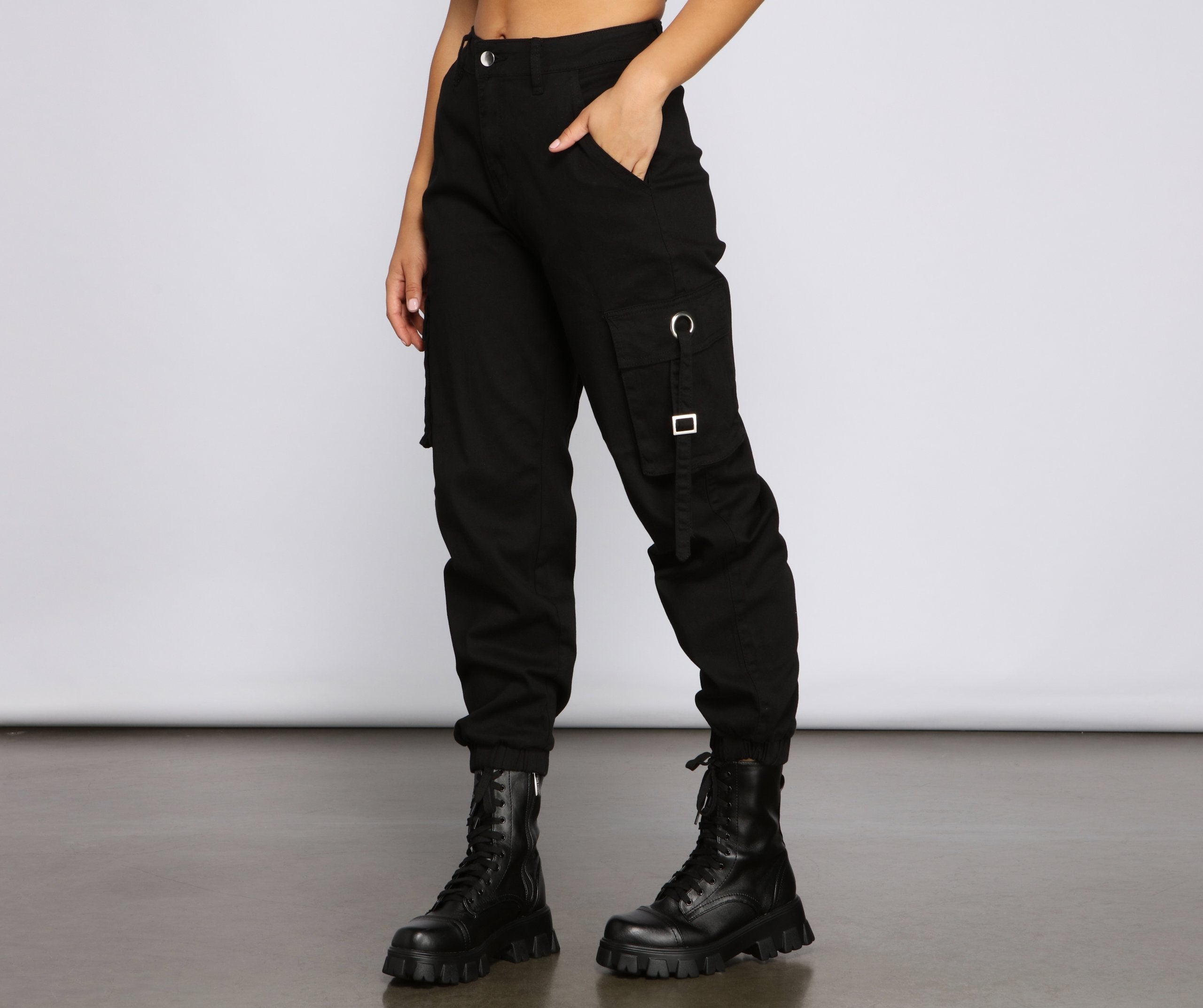 Casual Chic Cargo Jogger Pants Sai Feel