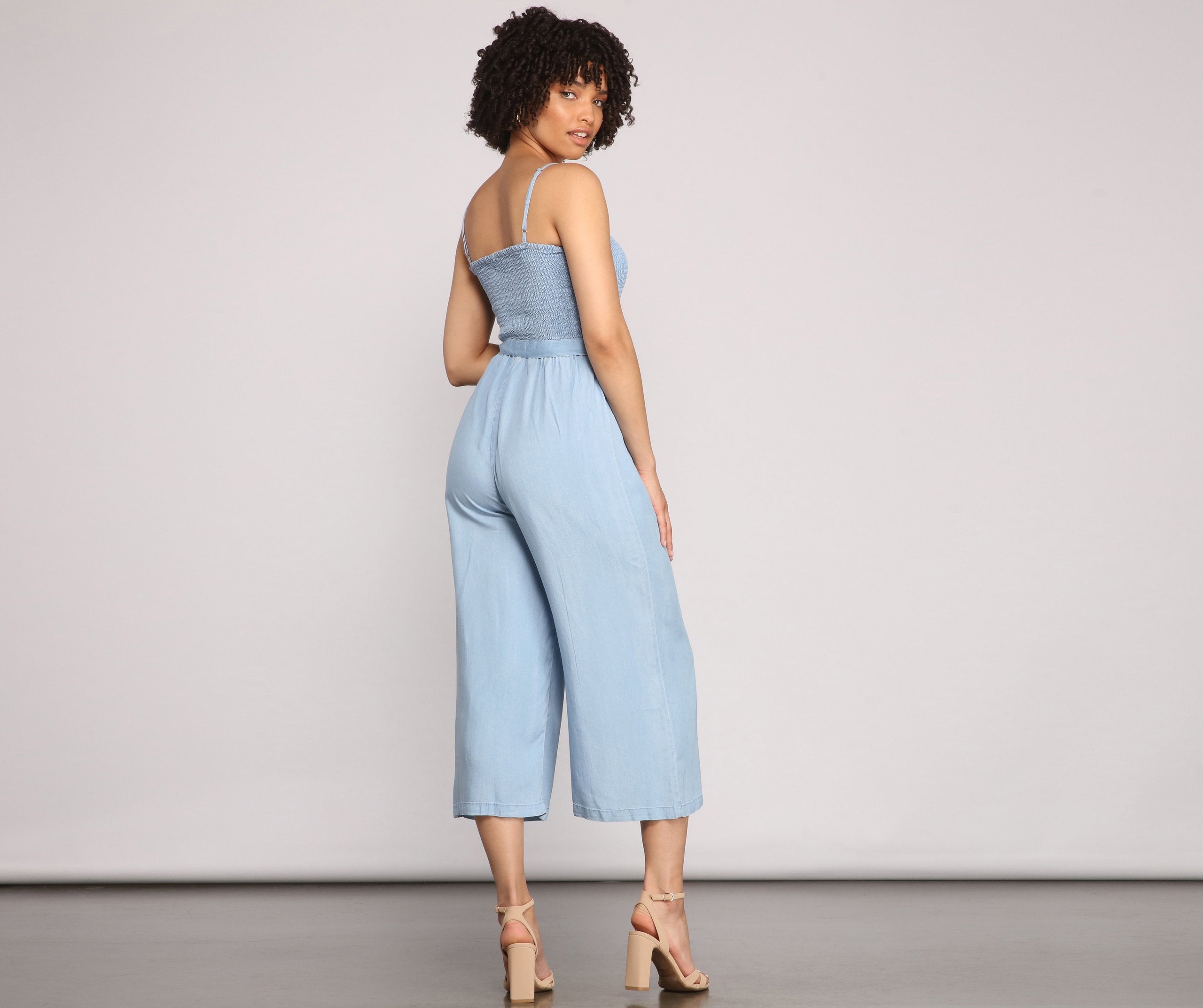 Casual Cutie Cropped Jumpsuit Sai Feel