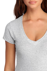 Casual Cutie V Neck Tee Sai Feel