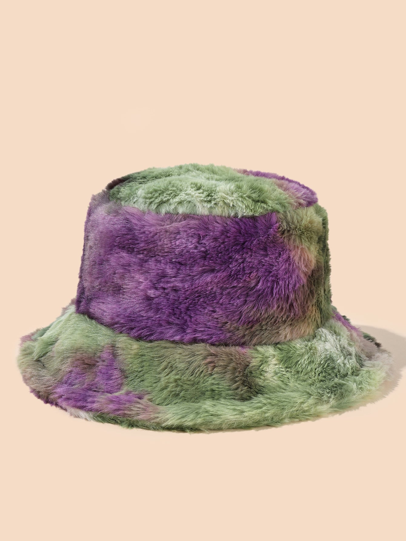 Casual tie-dye plush hat Sai Feel