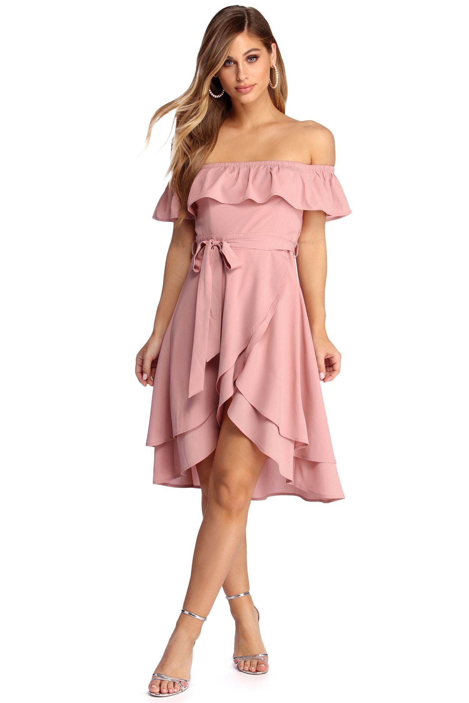 Chasing Dreams Ruffle Dress Sai Feel