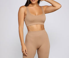 Chic And Seamless Ribbed Bralette Sai Feel