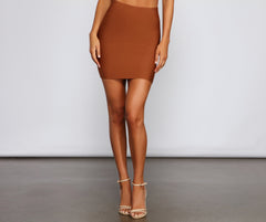 Chic And Sleek Bandage Mini Skirt Sai Feel