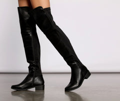 Chic And Sleek Over The Knee Boots Sai Feel