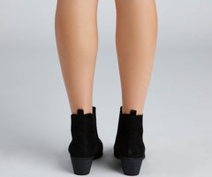 Chic Essential Low Heel Booties Sai Feel