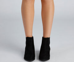 Chic Essential Low Heel Booties Sai Feel