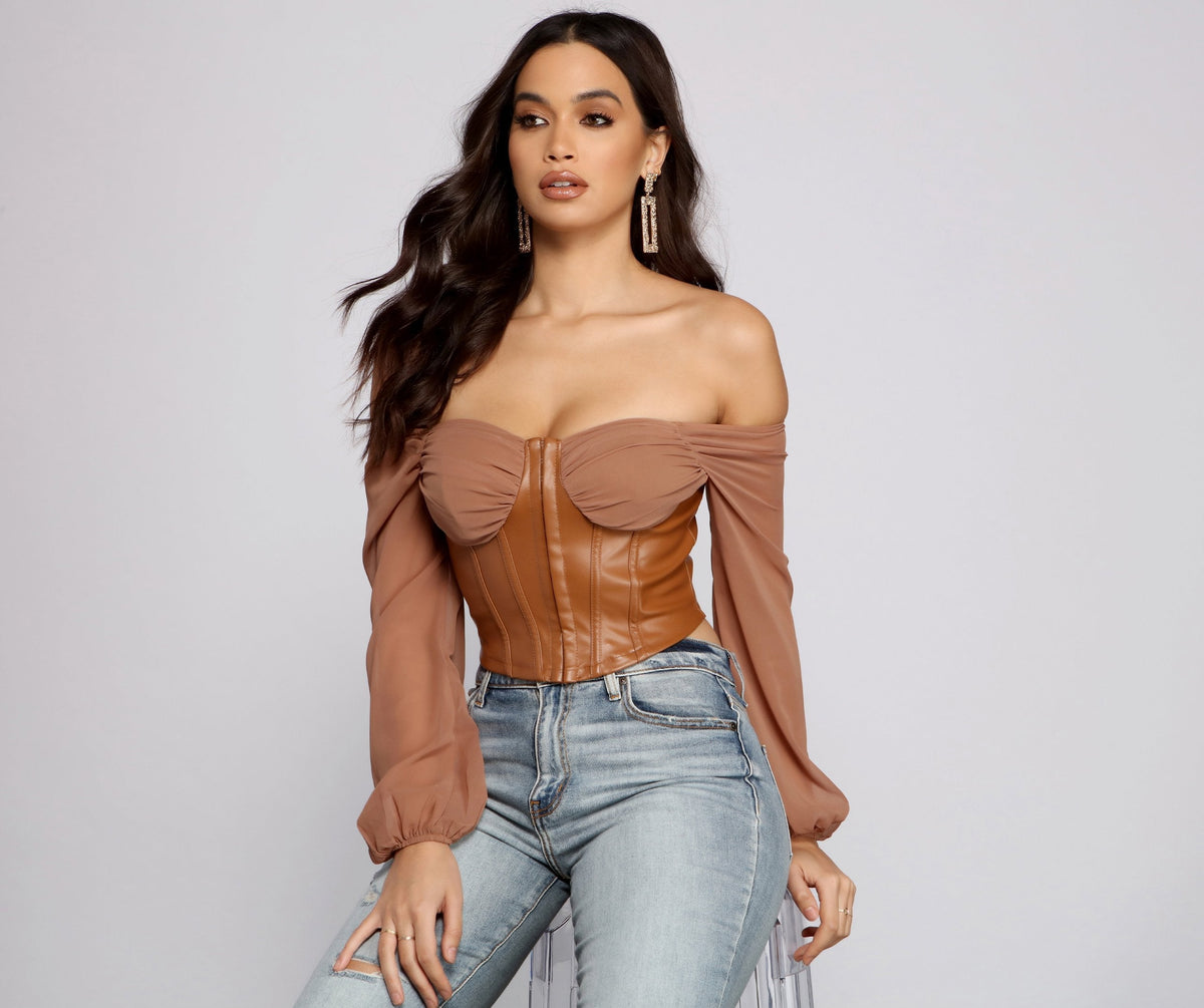 Chic Fashionista Cropped Corset Sai Feel