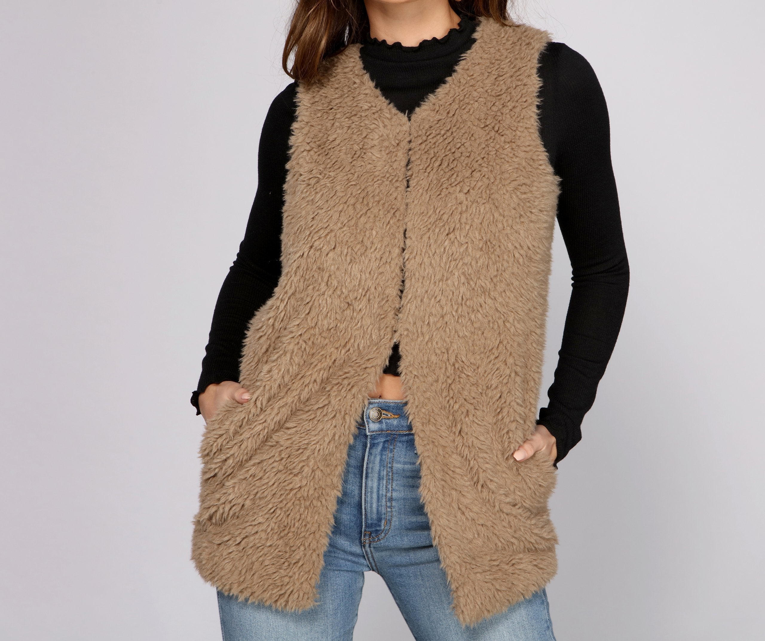 Chic Fashionista Faux Fur Vest Sai Feel