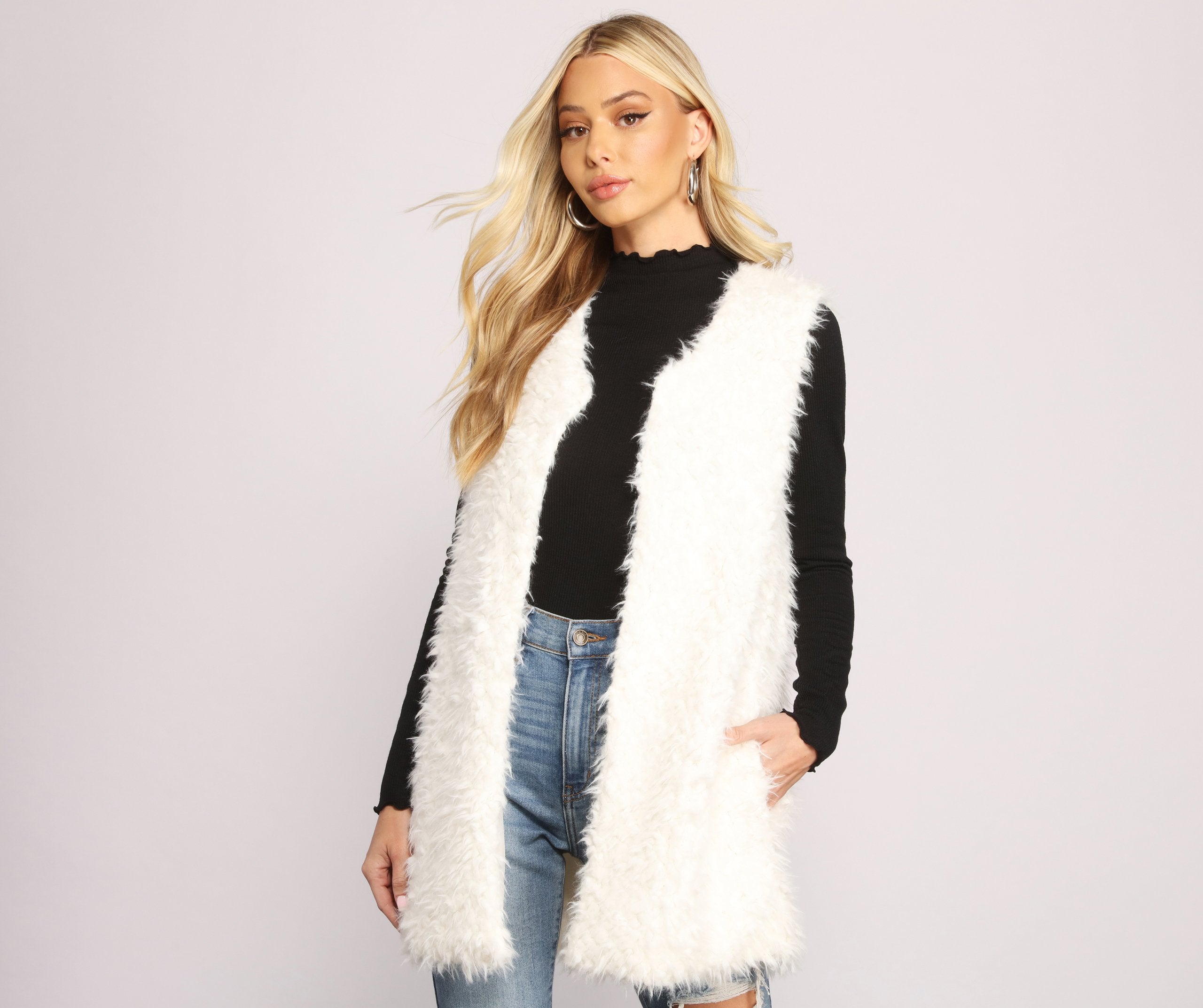 Chic Fashionista Faux Fur Vest Sai Feel