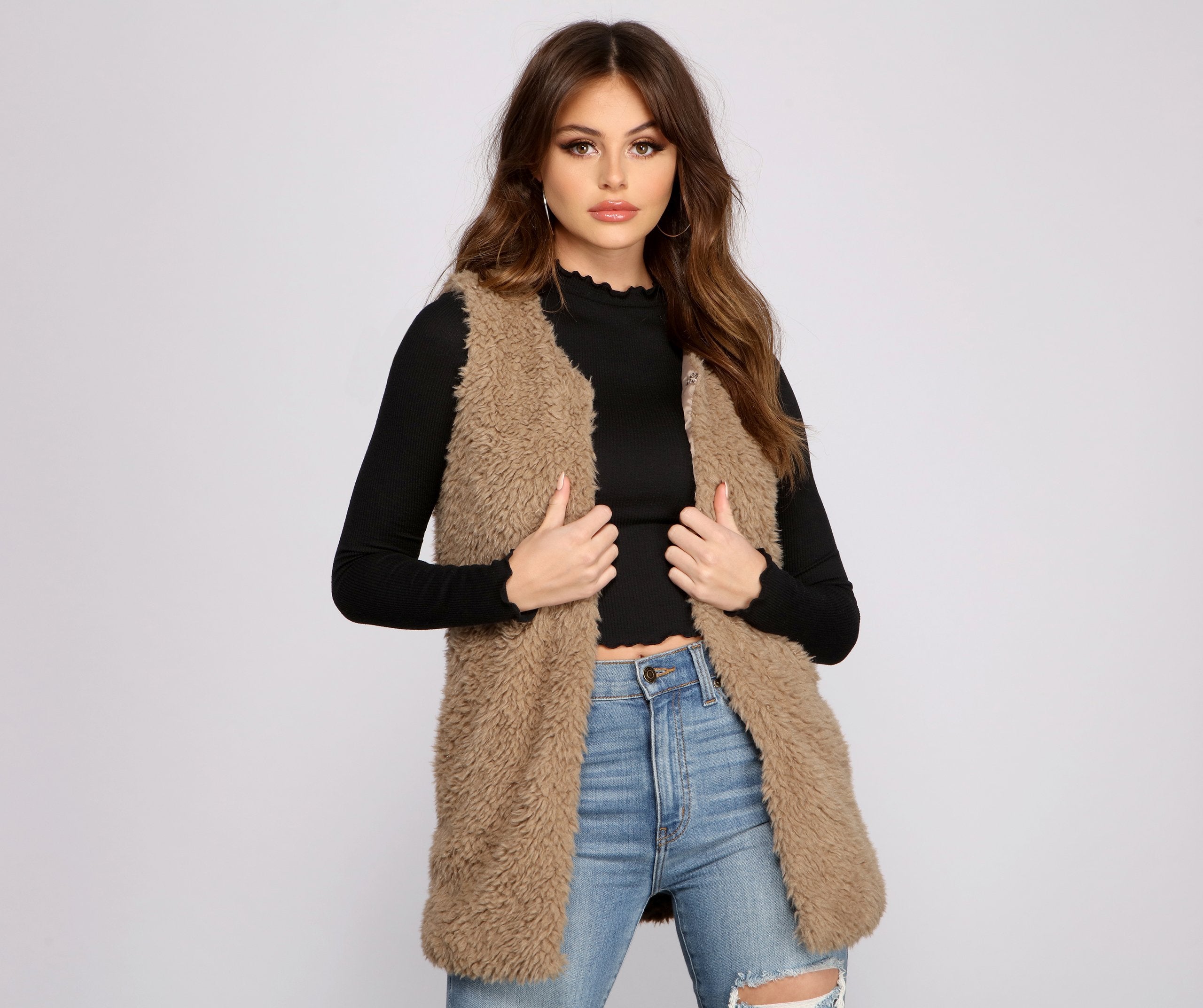 Chic Fashionista Faux Fur Vest Sai Feel