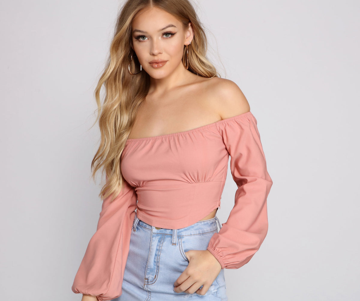 Chic Trends Cropped Corset Top Sai Feel