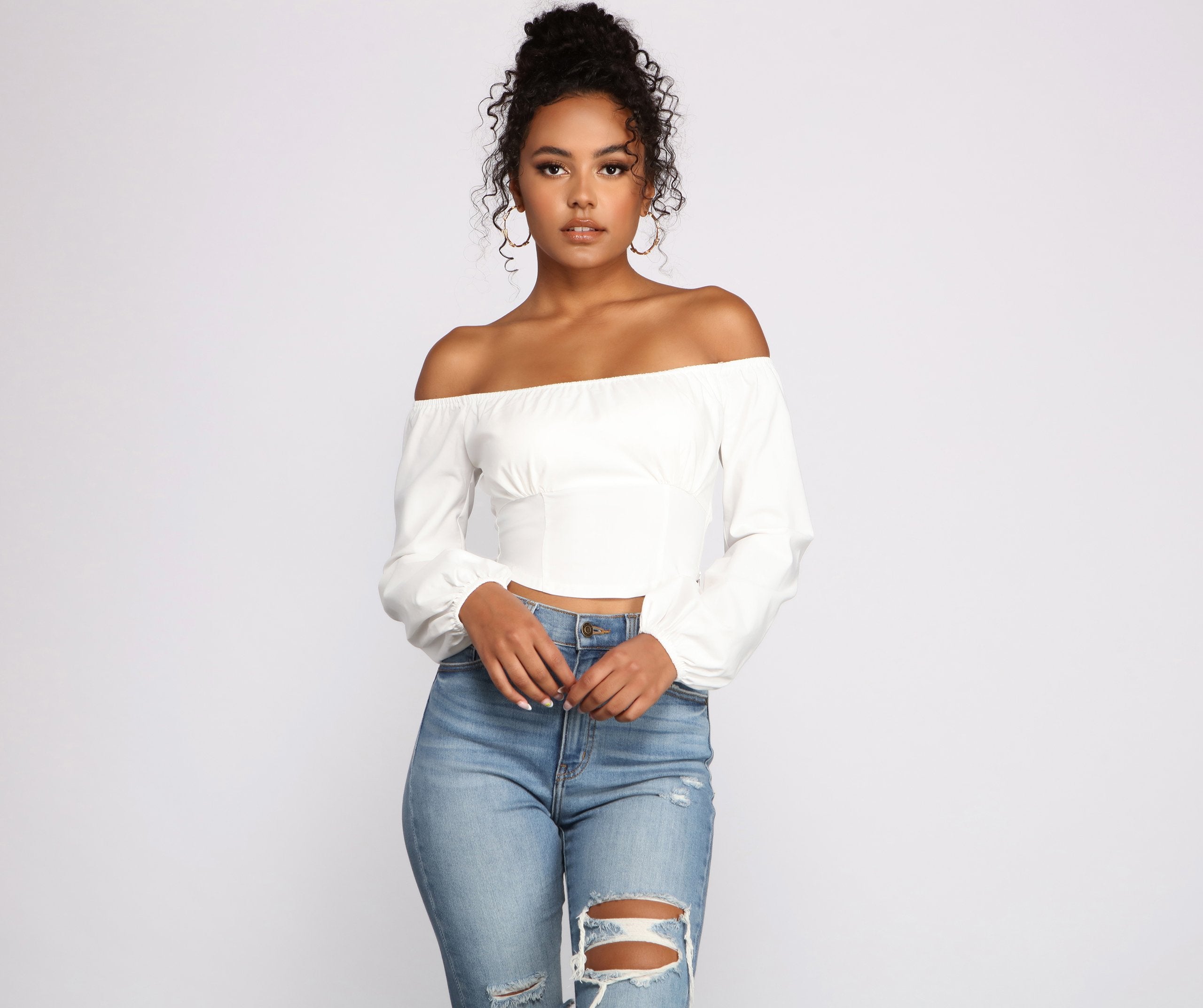 Chic Trends Cropped Corset Top Sai Feel