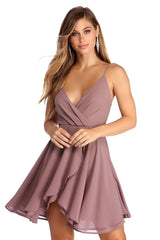 Chiffon Flow Skater Dress Sai Feel