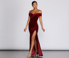 Christiana Velvet Formal Dress Sai Feel