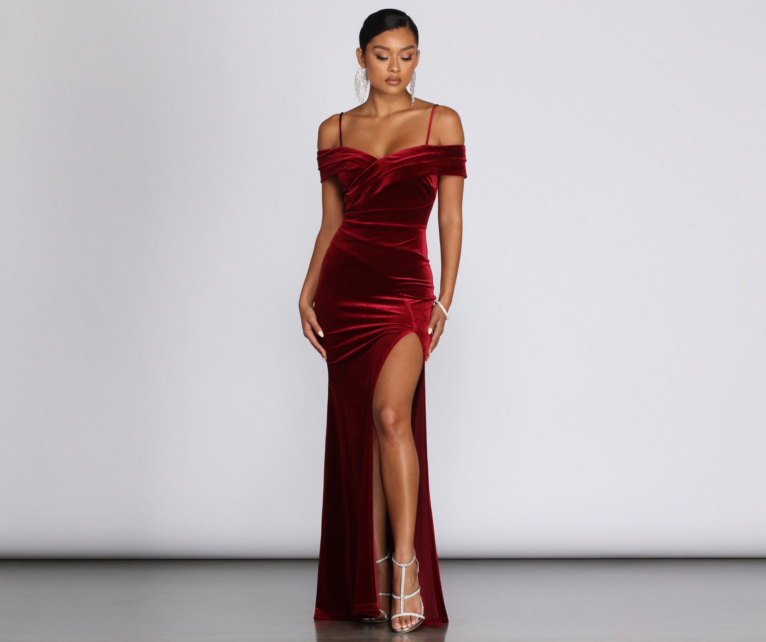 Christiana Velvet Formal Dress Sai Feel